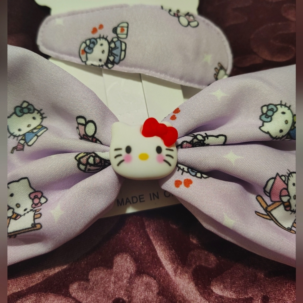 Hello Kitty Lavender Hair Bow for Kids